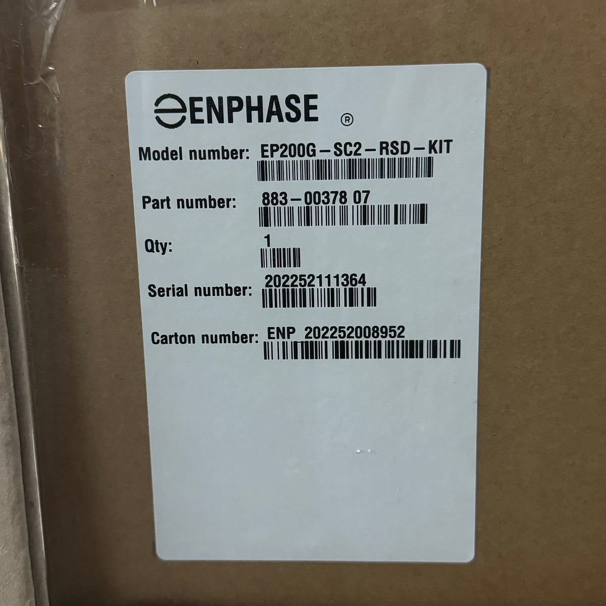 ENPHASE System Controller R2/IQ8 Ready EP200G-SC2-RSD-KIT Grey