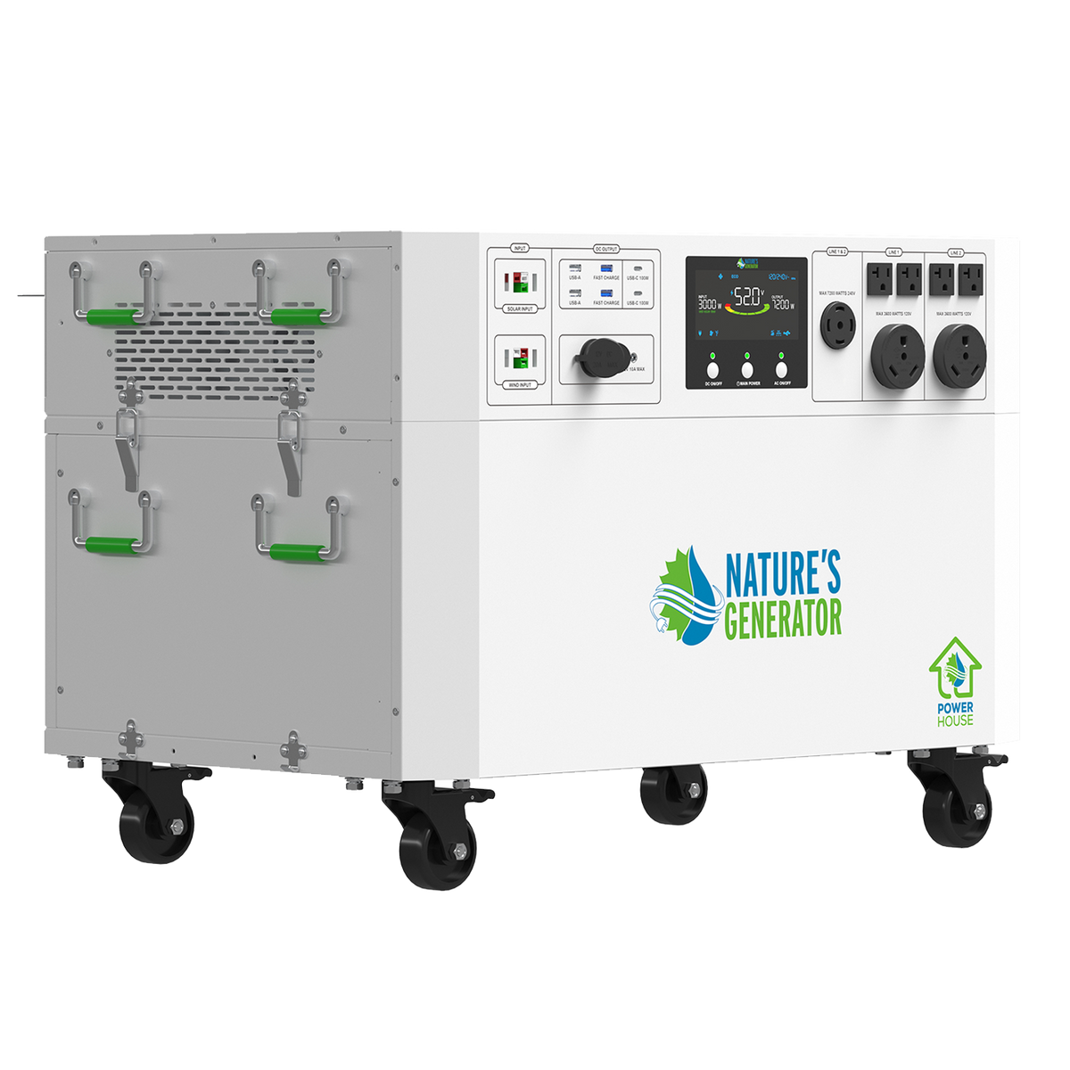 Powerhouse Gen 2 Solar Generator and Transfer Switch